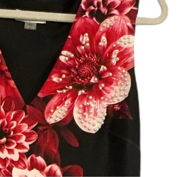 Calvin Klein black & red flower prints size 8‎ - Picture 4 of 9